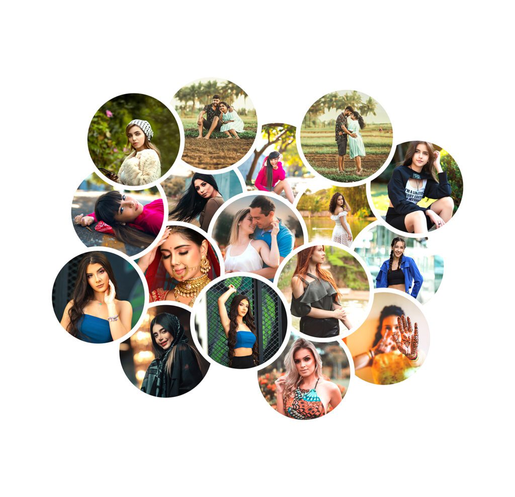 Circular 17 – Photo Collage PSD 12×18