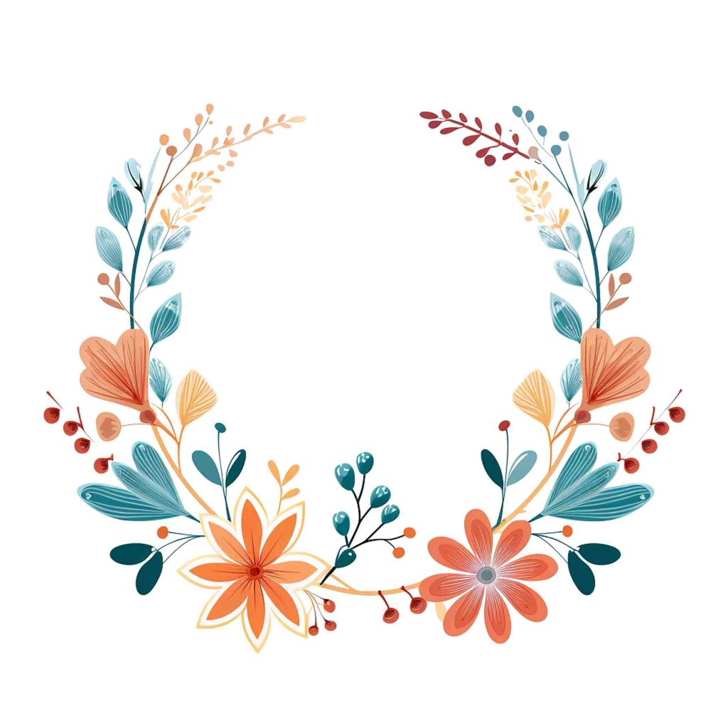 floral logo sticker wedding clipart png