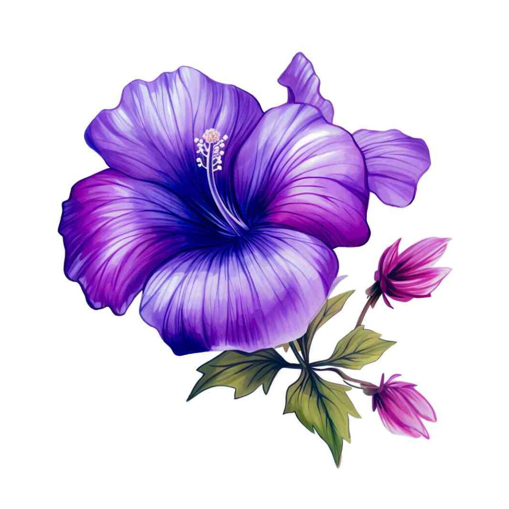 Floral design Flower Purple, Purple flowers decorative