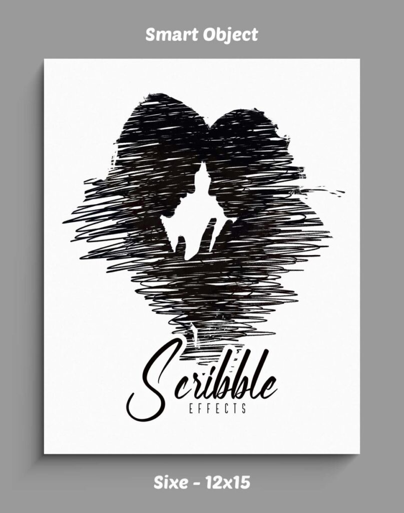 Scribble Effect PSD 12×15