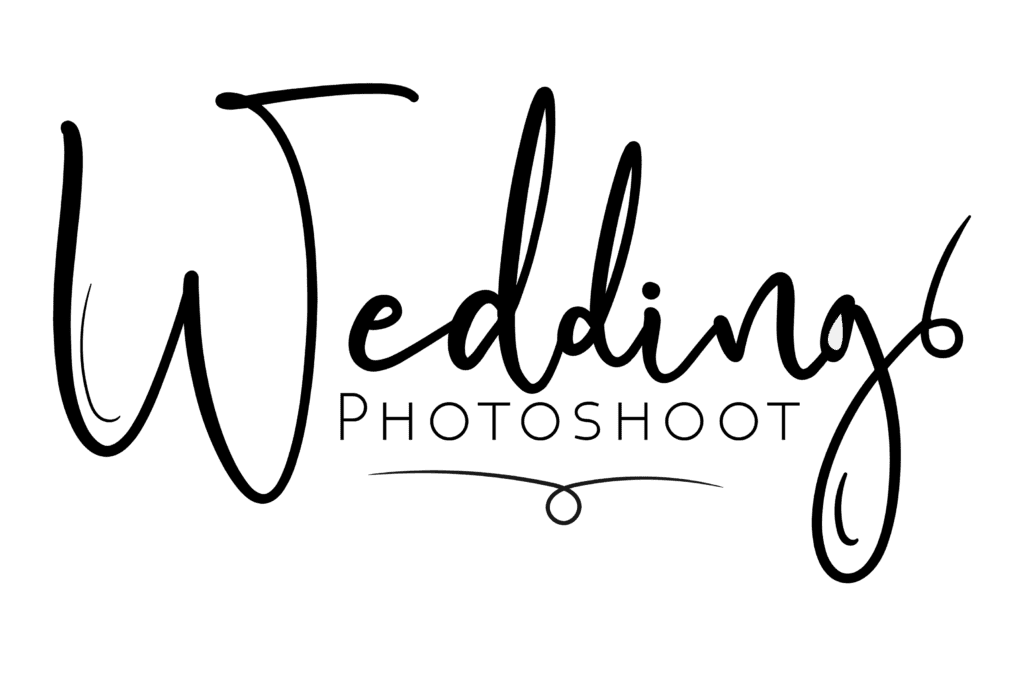 Wedding Photoshoot Typography PNG