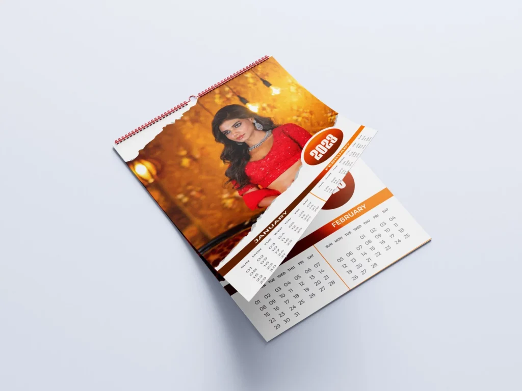 2023 Calendar Template PSD File 3 Model