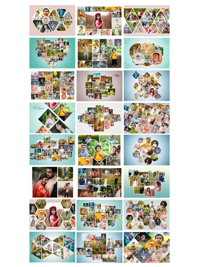 Photo Collage PSD 12×18 New Design Volume -25