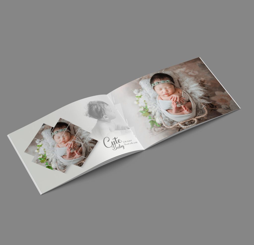 12×36 Baby Shoot Album One PSD