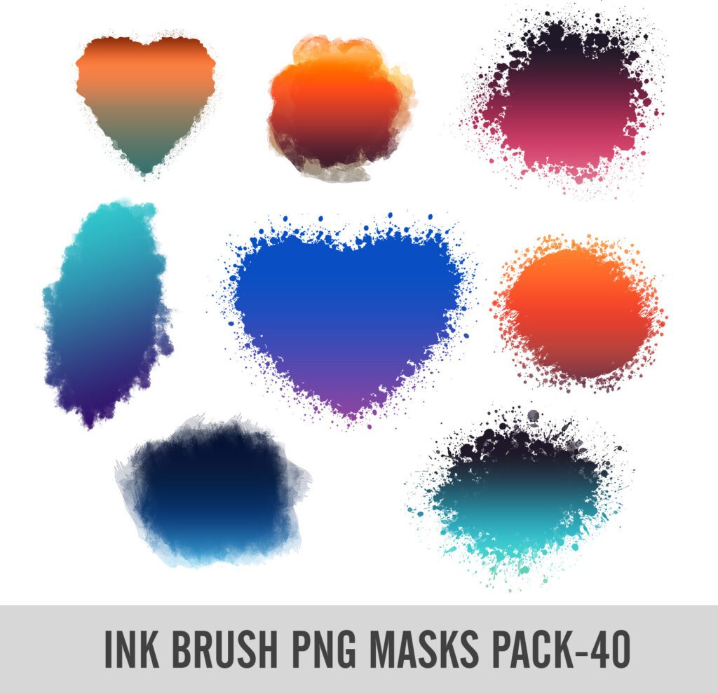 Paint Brush Mask PNG by RC Design – 40