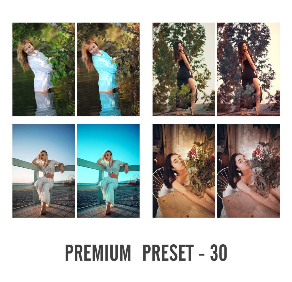 Presets for Photoshop Color Lookup (3D lut) 30 Premium Presets