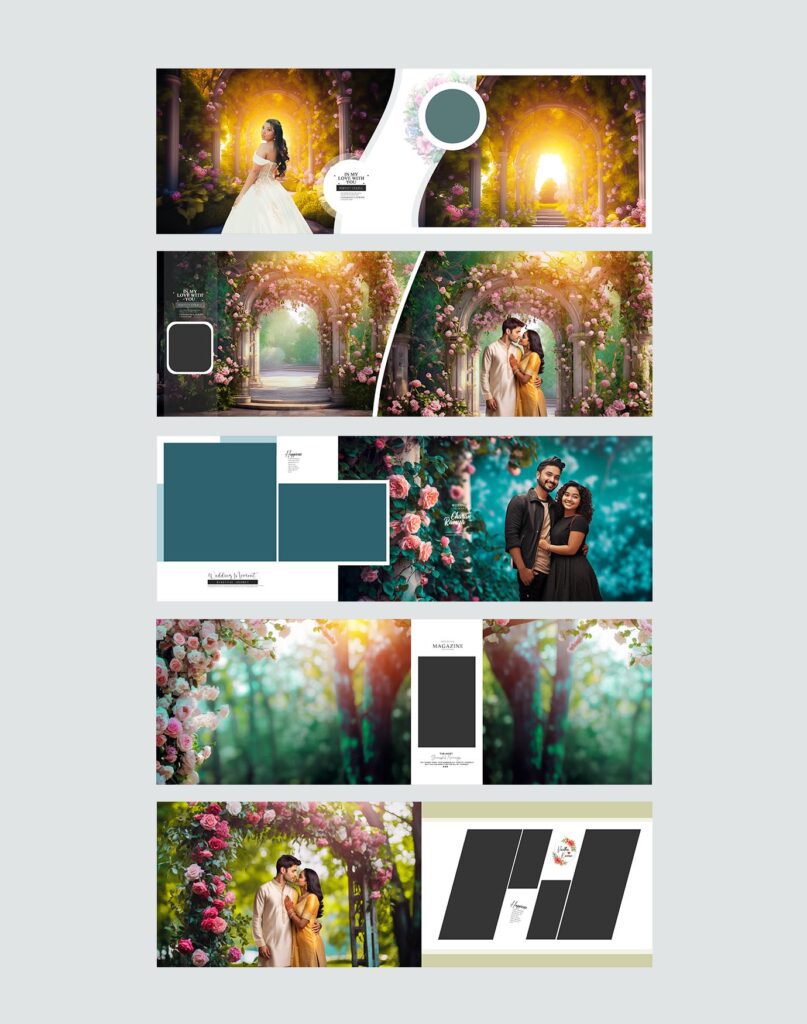 Album Creative Sheet 12×36 – 5 PSD Only