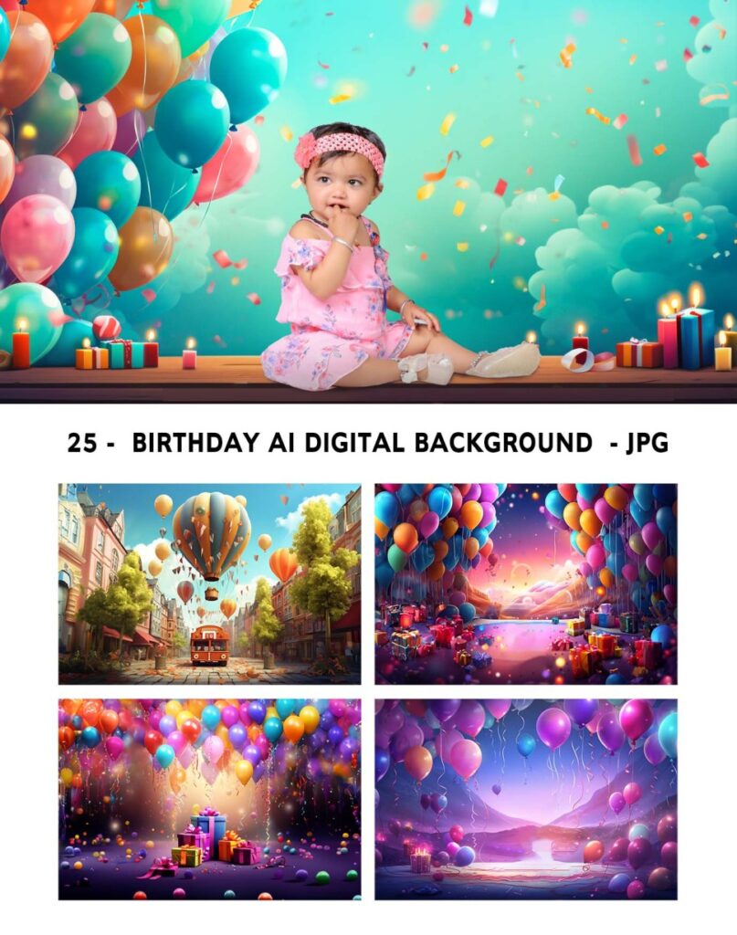 25 – Birthday AI Digital Background – JPG