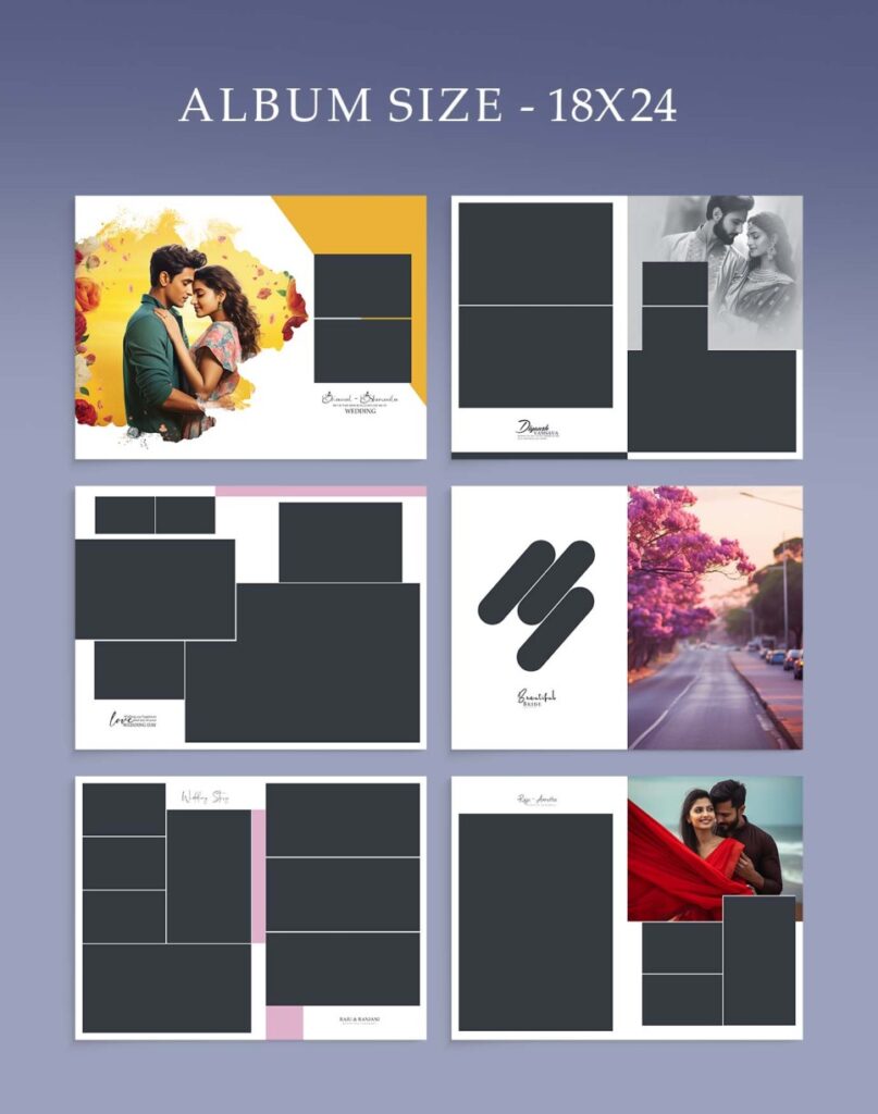 18×24 Album Creative Design – 10 PSD Only – RC011