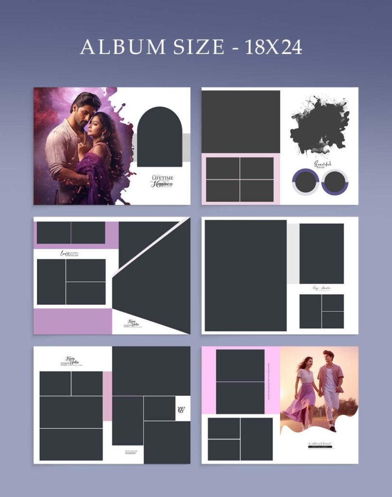 18×24 Album Creative Design – 10 PSD Only – RC08