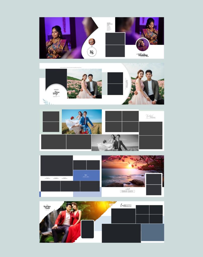 Wedding Album 12×36 Templates 5 PSD Only – RC023