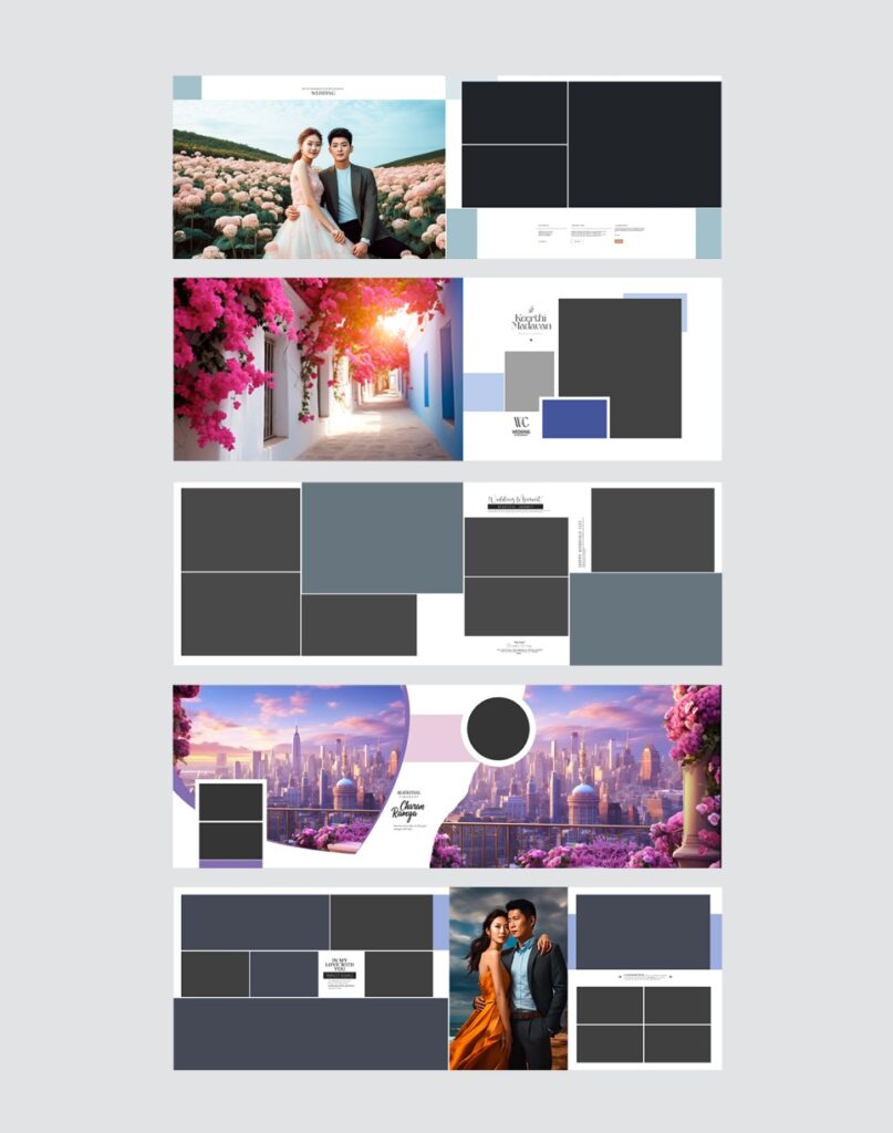 Wedding Album 12×36 Templates 5 PSD Only – RC027