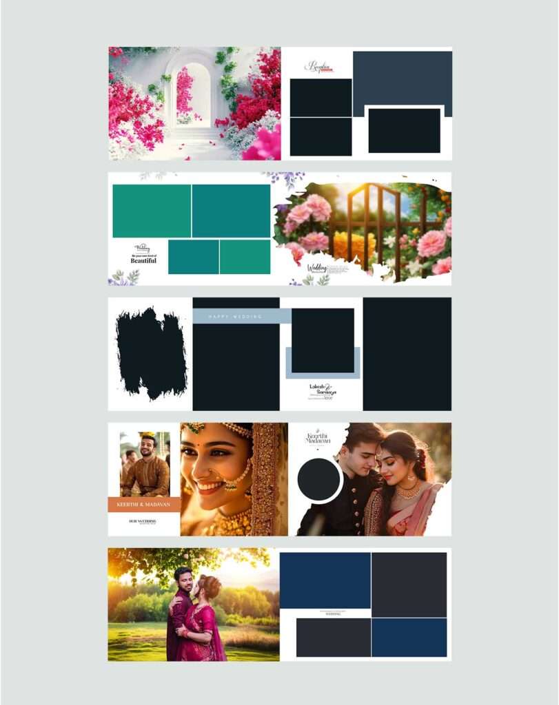 12×36-Wedding-Album Creative Sheets-New Templates- Rc171