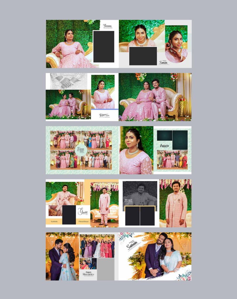 12×36-Wedding-Album Creative Sheets-New Templates- Rc188