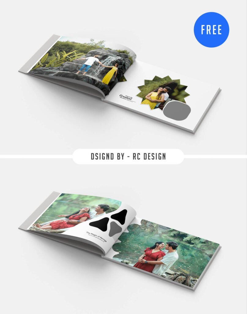 Elegant Bridal Album Layout 12×36 PSD Free Download High Resolution