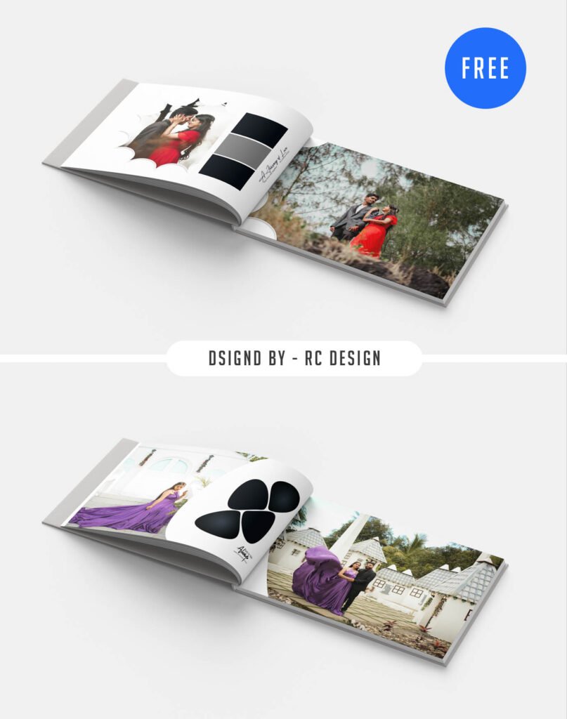 Luxury Wedding Album Template 12×36 Free PSD High Quality Design
