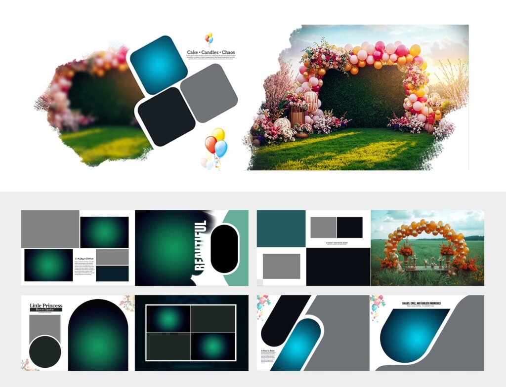 Signature Birthday Album Sheets 12×36